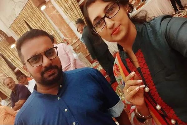 Shraddha Shah With Ankit Trivedi