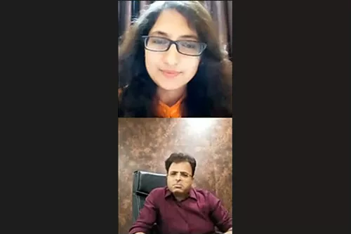 Shraddha Shah With Nimitt Oza